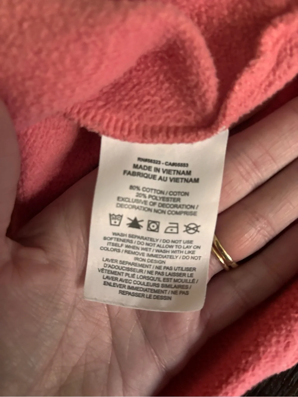 Nike Kids Coral Pink Logo Hoodie Sweatshirt